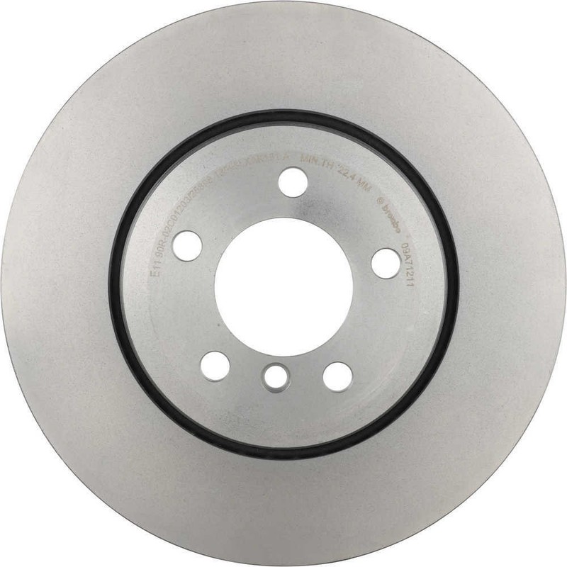 Disc Brake Rotor-Premium UV Coated OE Equivalent Rotor Brembo 09.A712.11