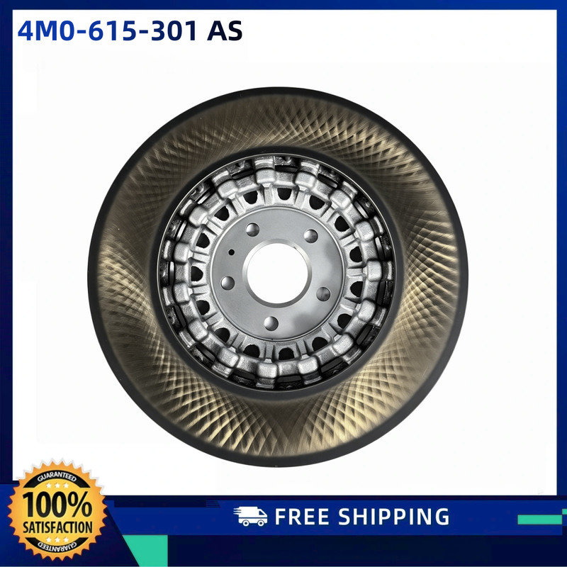 Fremax Painted Brake Disc Front Driver or Passenger Side for Audi 4M0-615-301 AS