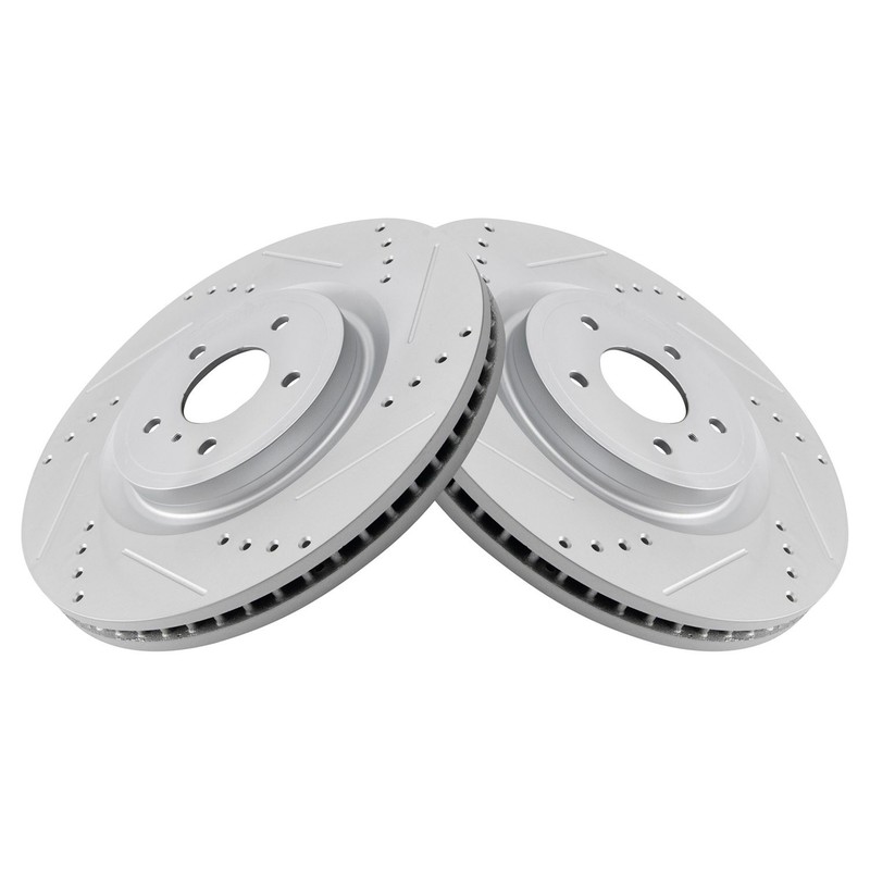TRQ BRA70592 Disc Brake Rotors For Infiniti G37 2008-2013 Front 40206JL00A