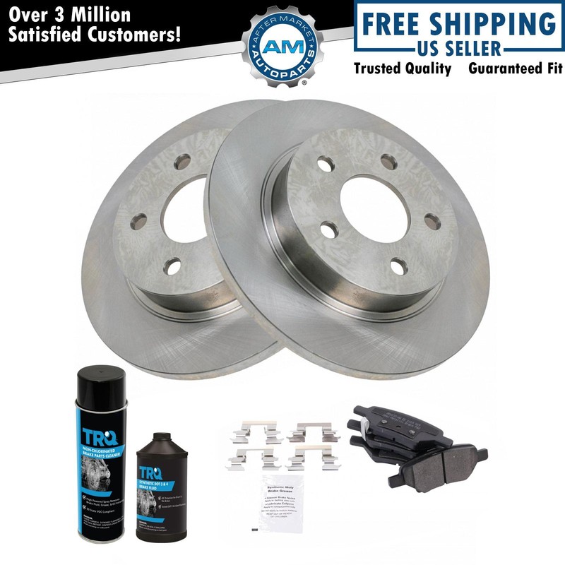 Rear Posi Metallic Disc Brake Pad & Rotor Kit w/Chemicals