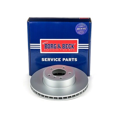 Borg & Beck Front 1x Brake Disc Fits BMW 5 Series 2001-2010 2.0 D 2.5 3.0 gallery