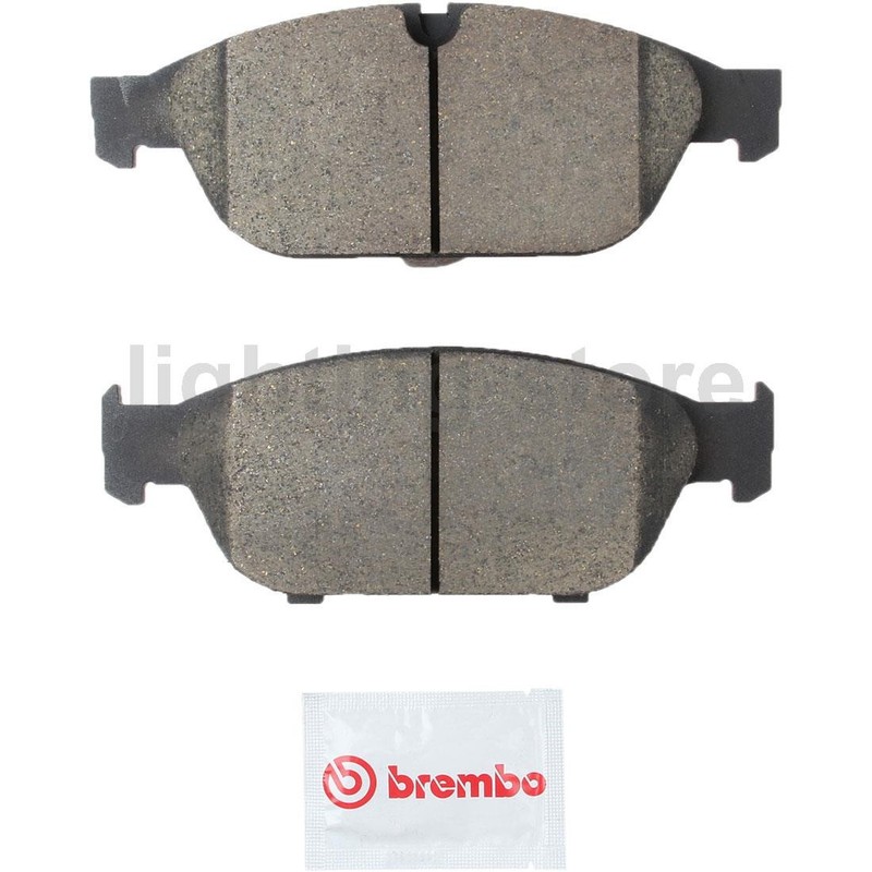 Front Rear Disc Brake Pad Set Disc Brake Rotor 6PCS Brembo for Audi A6 2016~2017 gallery