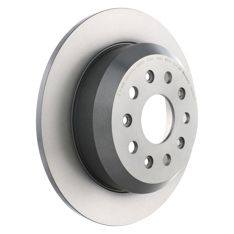 For Jeep Wrangler 18-24 Brembo 08.N352.11 UV Coated Plain Solid Rear Brake Rotor