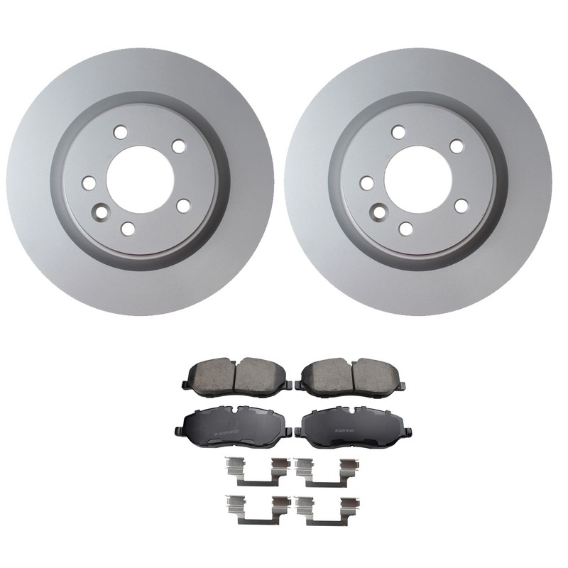 Hella Front Rotors Akebono EURO Disc Brake Pads Kit For LR3 Range Rover Sport