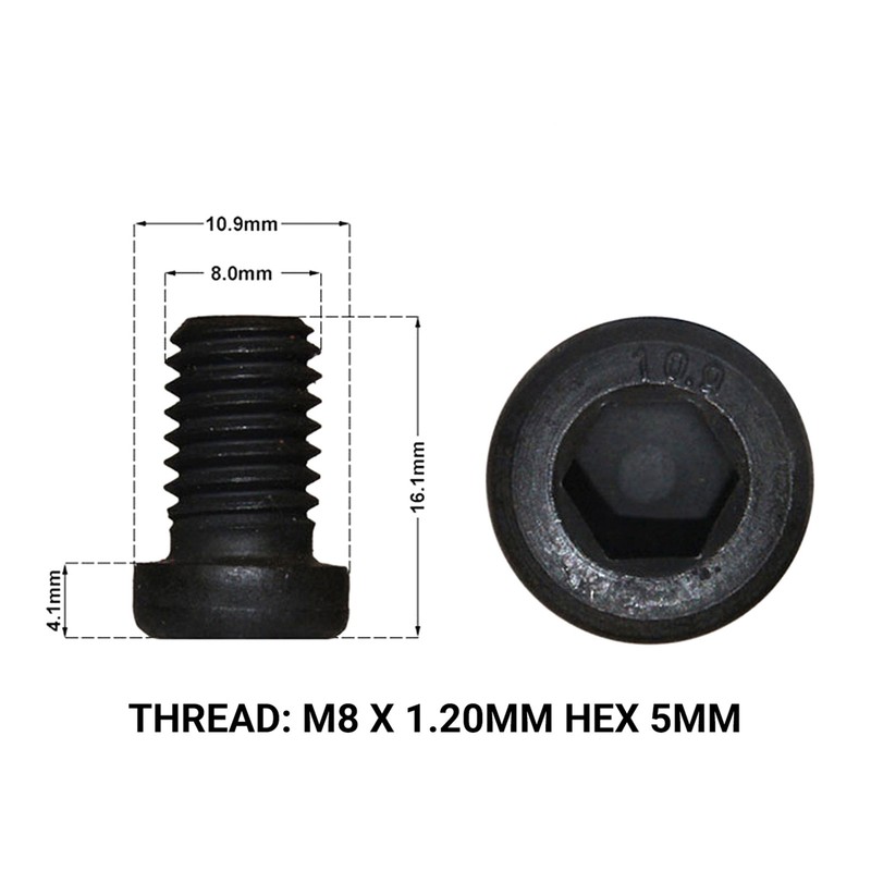 2X FRONT BRAKE DISC RETAINING SCREWS FITS: BMW 3 SERIES E30 1983-1993 DRS1668A