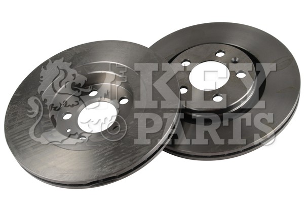 2x Brake Discs Pair Vented Front 280mm KBD4069 Key Parts Set 1J0615301E Quality gallery