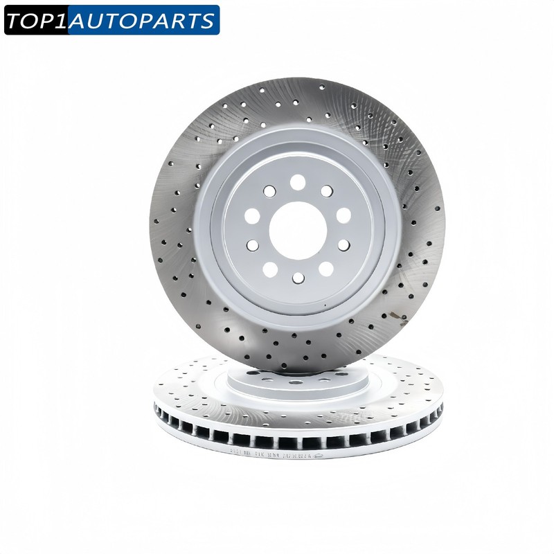 Set of 4 Brake Rotor With Holes 670035019 fit Maserati Quattroporte Ghibli 2017+ gallery