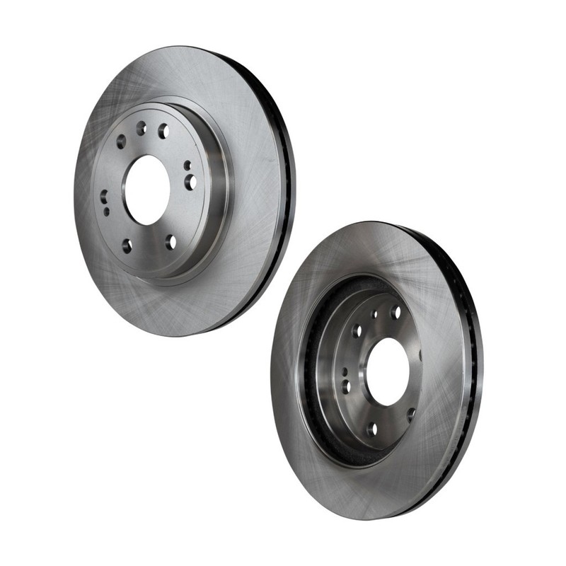 For Chevy Tahoe 2007-2020 Brake Disc Driver and Passenger Side Pair Natural