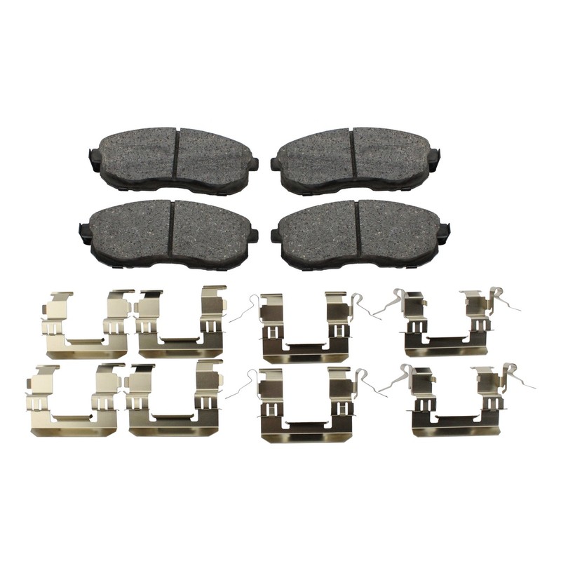 DuraGo Front Rotors TRW Pro Ceramic Disc Brake Pads Kit For Nissan Sentra SE-R gallery