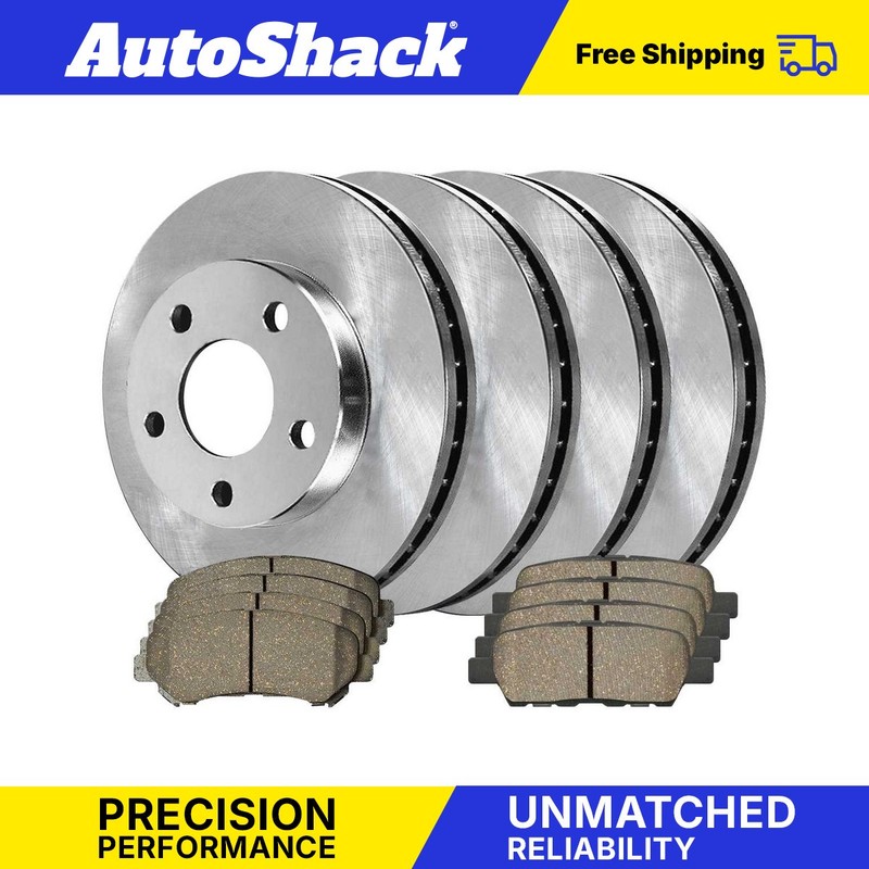 Front & Rear Brake Rotors & Pads for Nissan Rogue Select 2008-2013 Rogue 2.5L
