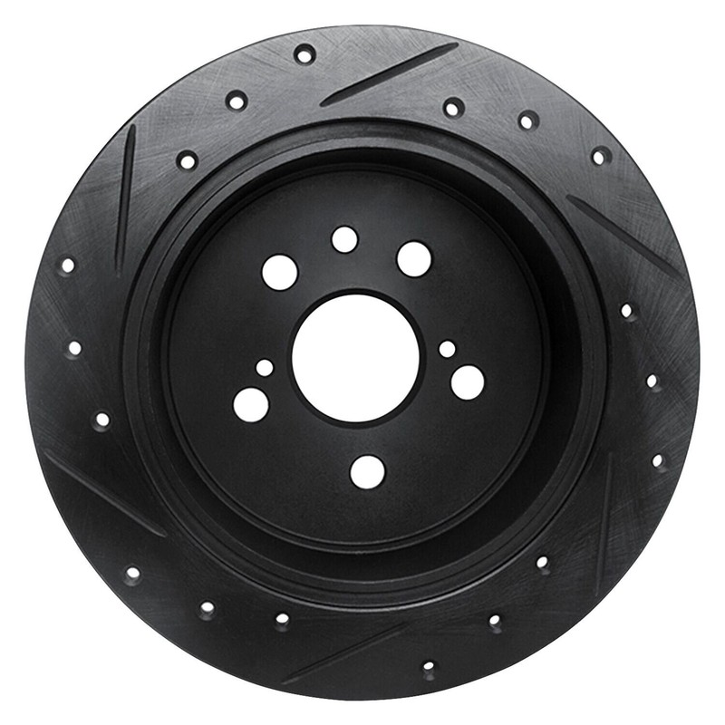 For Toyota Celica 96-99 Brake Rotor eLINE Drilled & Slotted 1-Piece Rear
