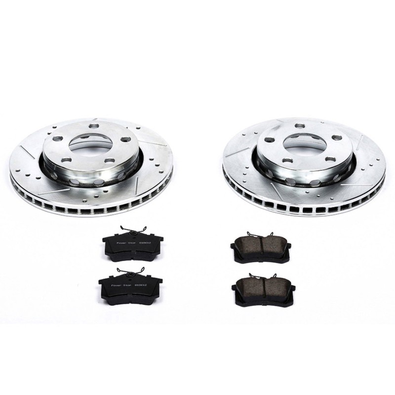 Power Stop for 00-02 Audi S4 Rear Z23 Evolution Sport Brake Kit