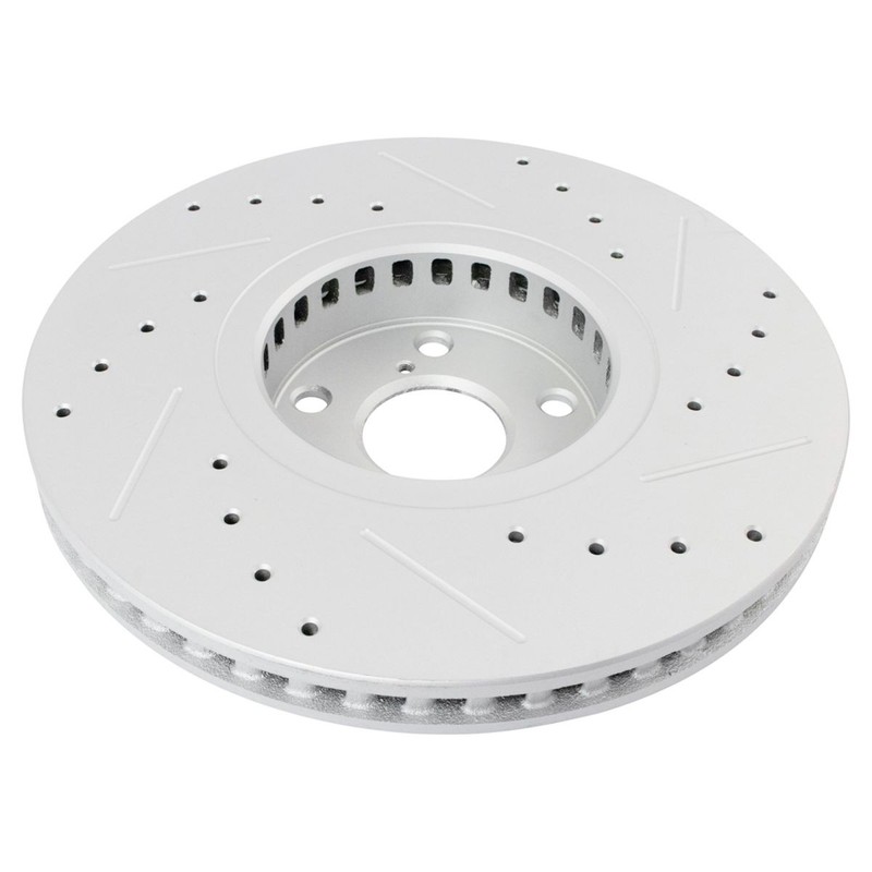 TRQ Front Rear Ceramic Brake Pad Performance Rotor Kit w/Chemicals gallery