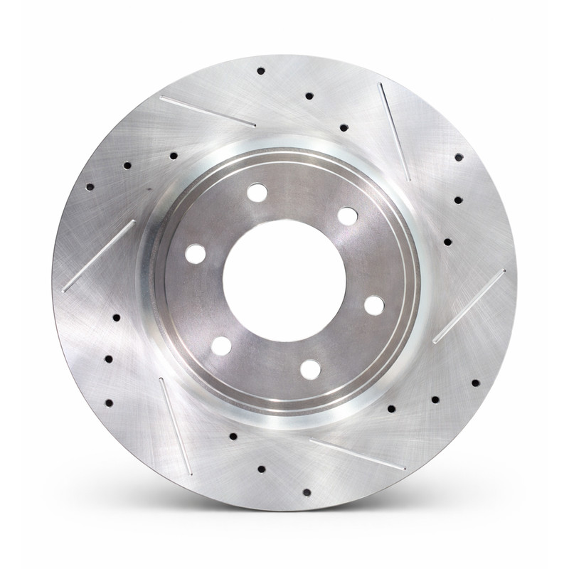 13.78" Front - Drilled Slotted Rotors+Ceramic Brake Pads for Nissan Armada Titan gallery