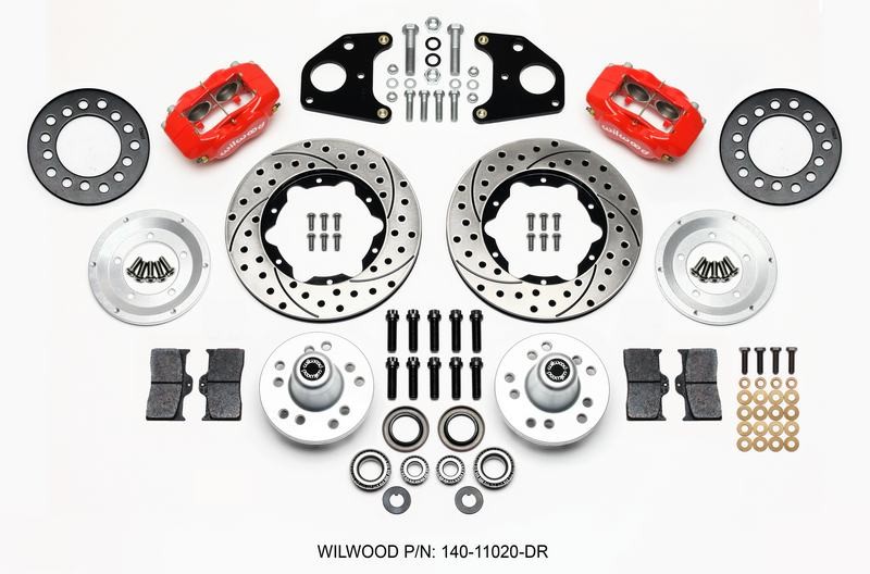 Wilwood Disc Brake Caliper / Rotor / Pad Kit – KIT,FRONT,B&E BODY,62-72,DRUM,FDL