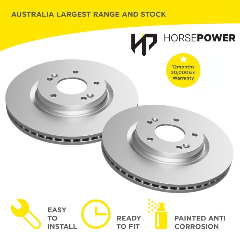 Front Disc Rotors for Hyundai Veloster JS TG61 1.6L 2.0L 07/2019 – 2023 305mm