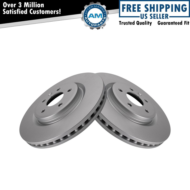 Front Brake Rotor Set Fits 2009-2019 Ford 2009-2019 Lincoln