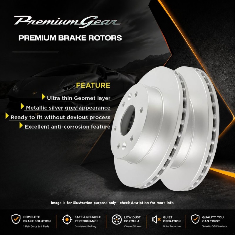 Front Premium Disc Rotors+Brembo NAO Brake Pads 235mm for Mazda MX-5 NA 89-93 gallery