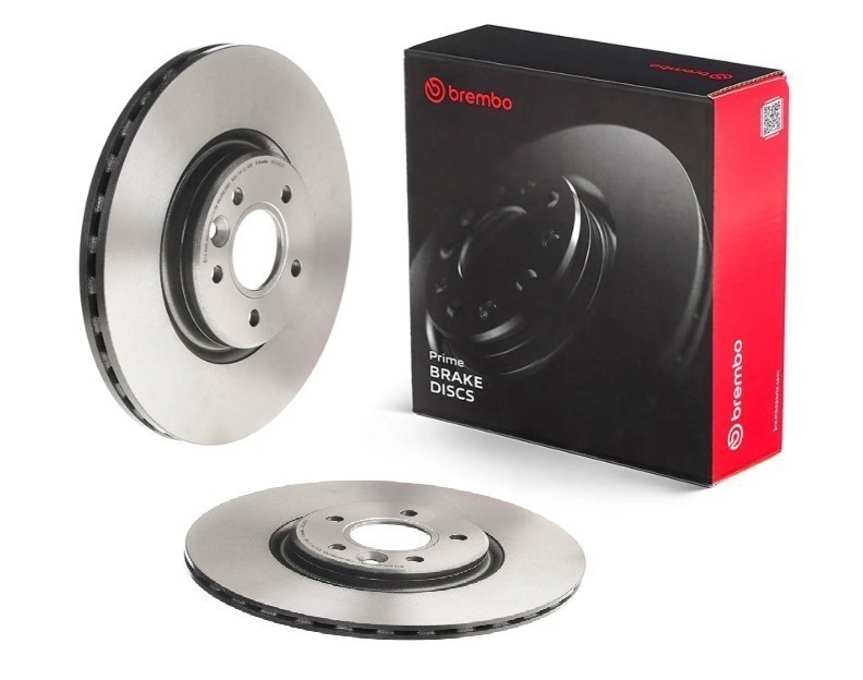 Brembo 09.C542.21 Prime UV Coated PVT Brake Rotors – Front Pair