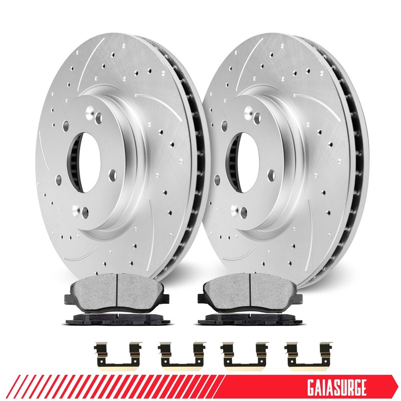 298mm Front Rotors Metal Brake Pads Kit for 2007 2008 2009 Hyundai Santa Fe