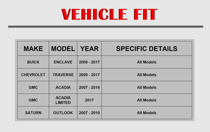 Fit 2007-2016 Chevy Traverse GMC Acadia Enclave Front Rear Rotors Brake Pads Kit gallery
