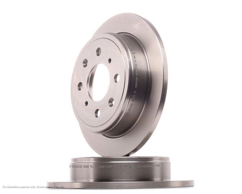2X APEC Rear Brake Discs for HONDA CIVIC MK V Hatchback 239mm Solid SDK6053 gallery