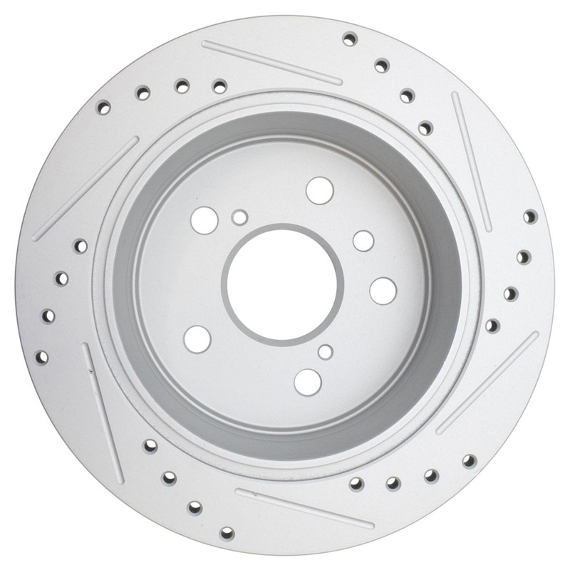 Performance Disc Brake Rotor Drilled & Slotted Rear G-Coated Pair gallery