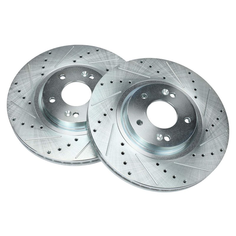 Brake Discs 2-Wheel Set Front for Hyundai Santa Fe Kia Sorento XL Sport 13-18