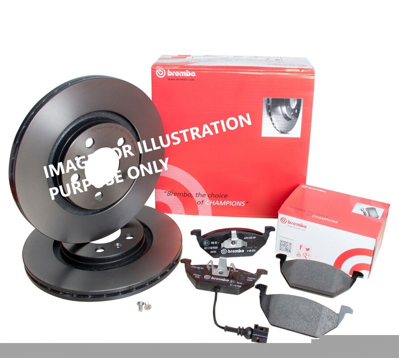 Brembo Front Brake Discs And Brake Pads Set 239,5mm Internally Vented