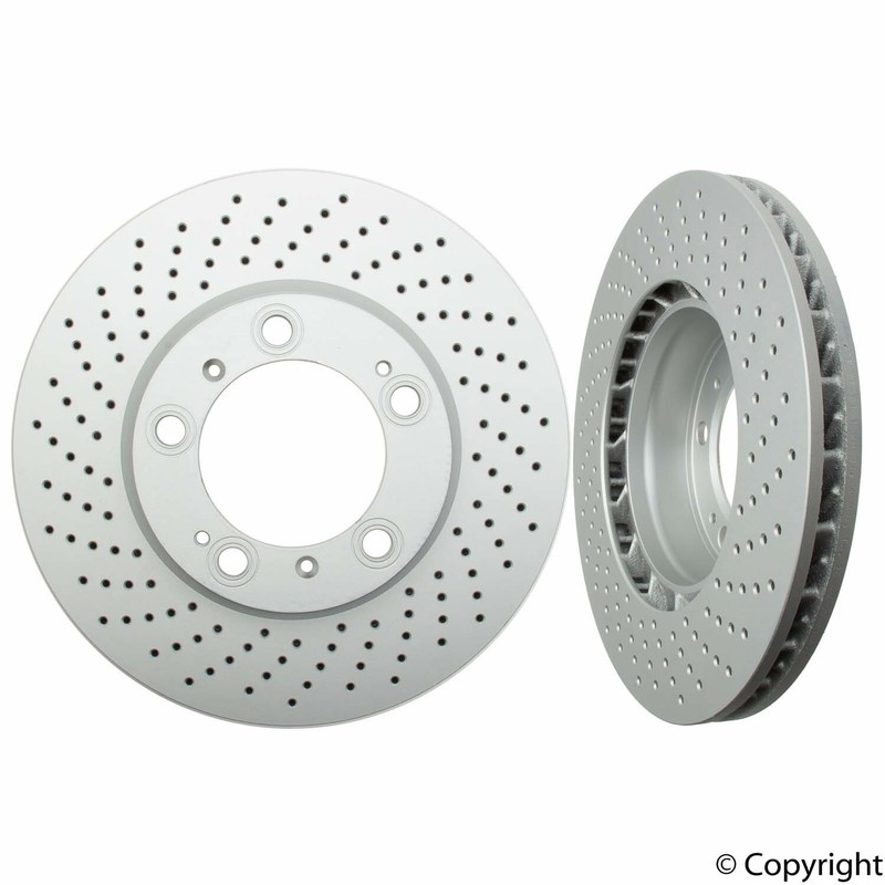 ATE Front Driver Side Disc Brake Rotor for Boxster, Cayman, 911 (SP28131) gallery
