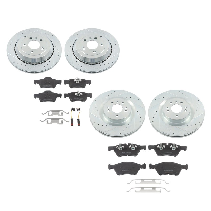 Labwork Front & Rear Disc Brake Rotors & Ceramic Pads for Mercedes-Benz ML450 gallery
