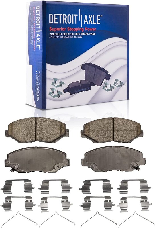 5-Lug Front Brake Pads Calipers Rotors for 2002-2011 Honda Element gallery