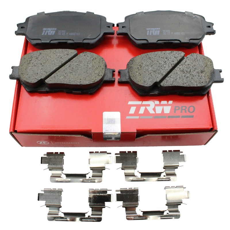 DuraGo Front Rear Disc Brake Rotors TRW Ceramic Pads Kit for Camry V6 2002-2006 gallery