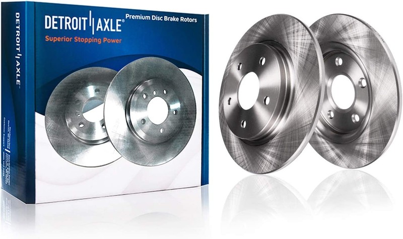 5-Lug Front & Rear Brake Pads Rotors for 2004 2005 Toyota RAV4 gallery