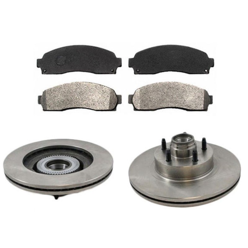 Front Semi Metallic Brake Pad Rotor Kit w/Chemicals for Sport Trac SUV gallery