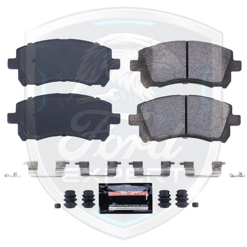 Front & Rear Ceramic Brake Pads Kit For 1998-2002 Subaru Forester Lifetime Warr. gallery