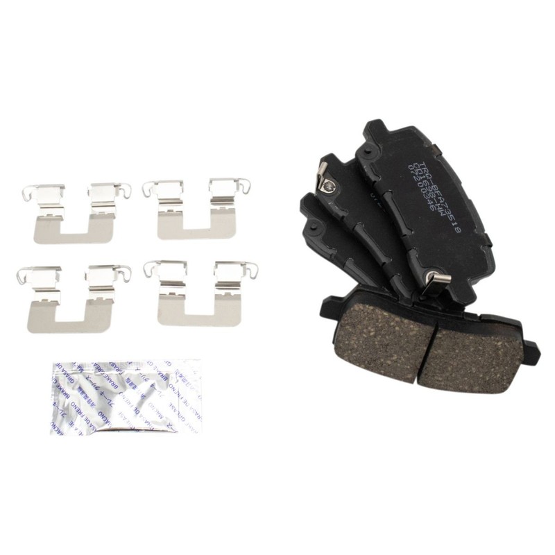 TRQ TRQ Front & Rear Ceramic Brake Pad & Coated Rotor Kit for Acura TLX gallery