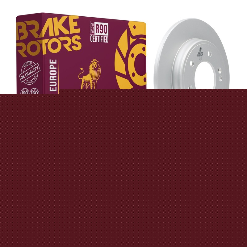 Rear Disc Brake Rotor For 17-25 Hyundai Elantra 19-21 Veloster Kia Forte 2 PC