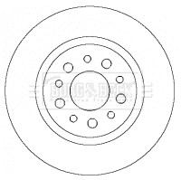 2x Brake Discs Pair Solid fits ALFA ROMEO 147 937 3.2 Rear 03 to 10 932A.000 Set gallery