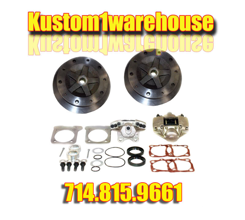 VW Volkswagen rear disc brake conversion kit w/o emergency brakes 5 on 205 Bug