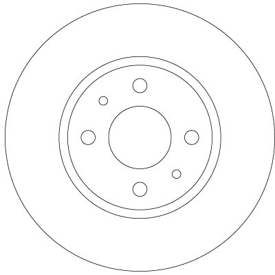 2X DF6231 TRW Brake Disc for Chrysler, Fiat, Lancia gallery
