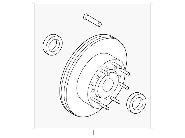 Genuine Ford Rotor Assembly - Brake Front PC3Z-1102-A gallery