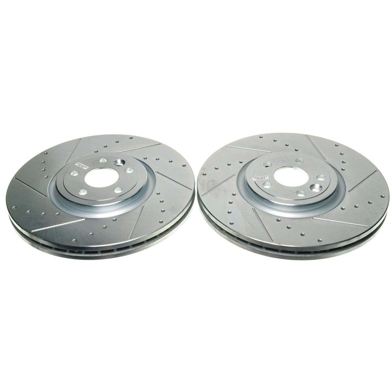 Powerstop Extreme Front 2 Wheel 349.87mm Discs Set for F-Pace Range Rover Velar gallery