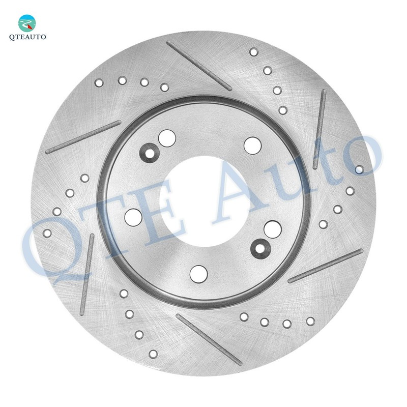 Front Drilled Slotted Brake Disc Rotors 280mm For 2014-2020 KIA Soul gallery