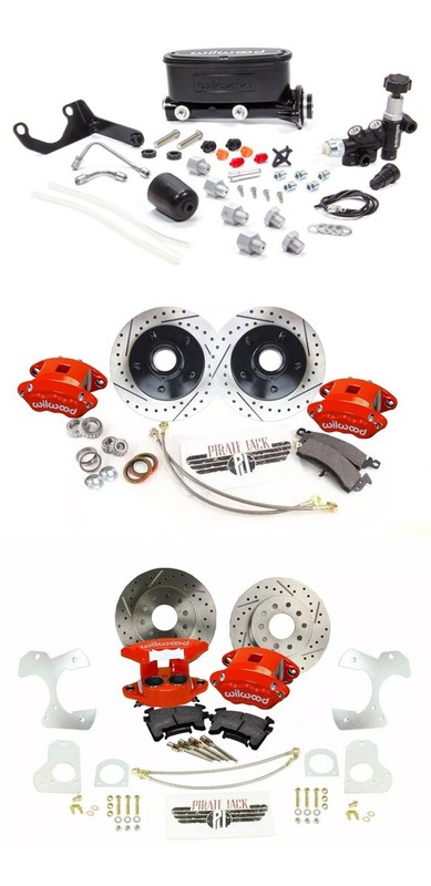 1978-88 G Body Camaro Wilwood Red Calipers Front & Rear Wheel Kit & Master
