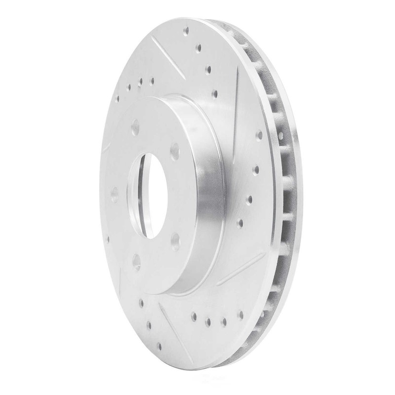 Disc Brake Rotor-Brake Rotor - Drilled And Slotted - Silver DFC 631-67048R gallery