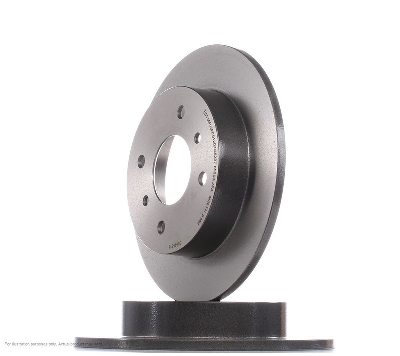 2X APEC Rear Brake Discs for NISSAN PRIMERA 1990-2001 258mm Solid DSK641 gallery