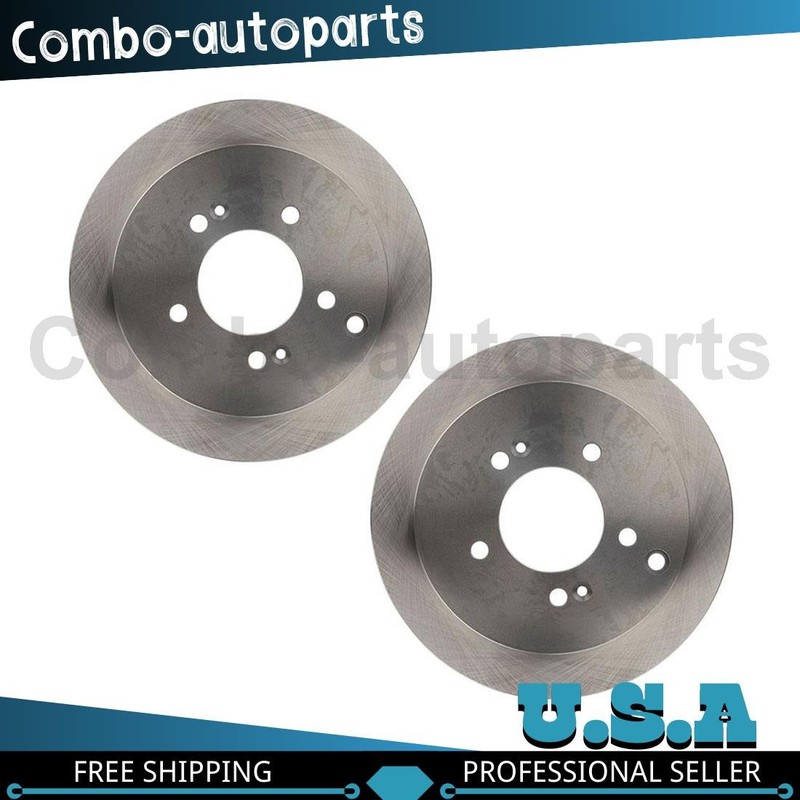 Rear Disc Brake Rotors For 2001-2006 Hyundai Santa Fe 2005-2015 Hyundai Tucson