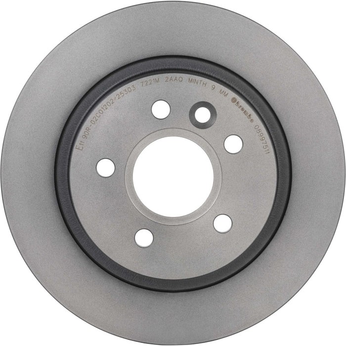 Brembo 08.9975.11 Rear Premium UV Coated Rotor for 2008-2013 Volvo C30 gallery