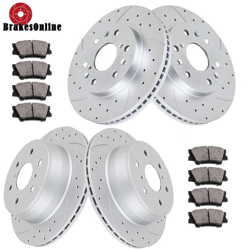 ​Front and Rear Brake Rotors Pads Kit for Chevrolet Silverado 1500 Tahoe Brakes